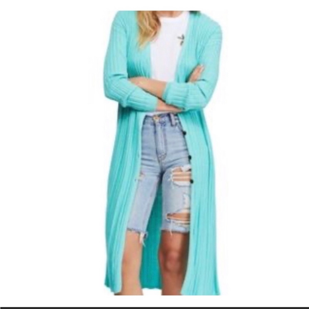 NWT Free People Skinny Mini Cardi Sweater